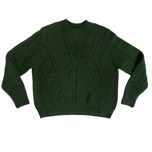 【U LAN】Hailey Damage Eyelet Two-Way Knit Zip-Up Halley Zip Through Sweat – OutDazl