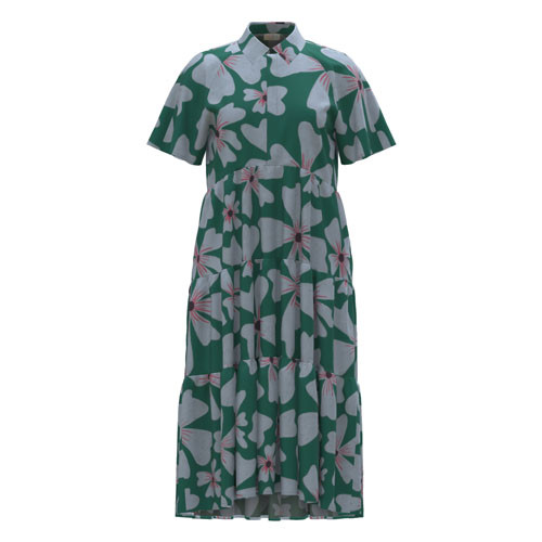 lularoe green dress LuLaRoe Cici Women's Medium Dress Emerald Green Ruffles Textured NWT retired